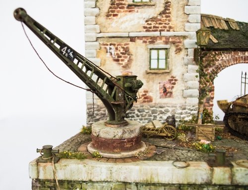 RT-Diorama 35308 Diorama Base: &amp;quot;Marne River Port&amp;quot; WWI 1/35 – obrázek 4