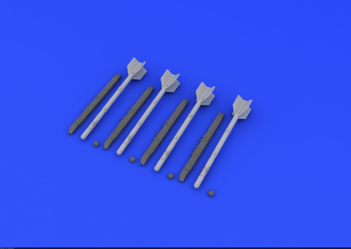 Eduard 672185 R-3S missiles for MiG-21 EDUARD 1/72 – obrázek 2