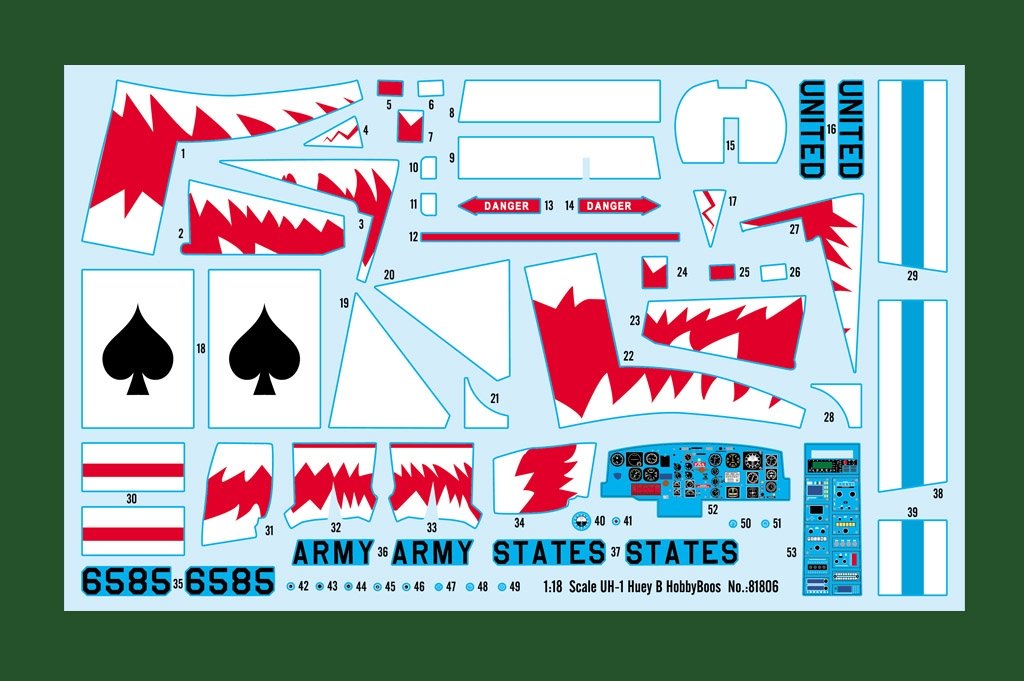 Hobby Boss 81806 UH-1 Huey B 1/18 – image 15
