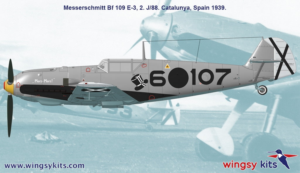 Wingsy Kits D5-09 MESSERSCHMITT Bf 109 E-1 and E-3 Legion Condor 1/48 – image 11
