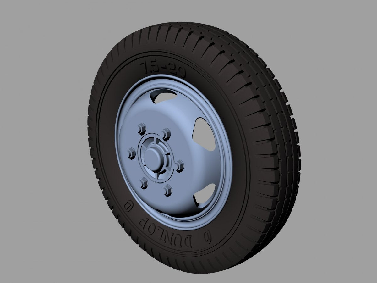 Panzer Art RE35-375 Opel Blitz road wheels early (commercial pattern) 1/35 – image 3