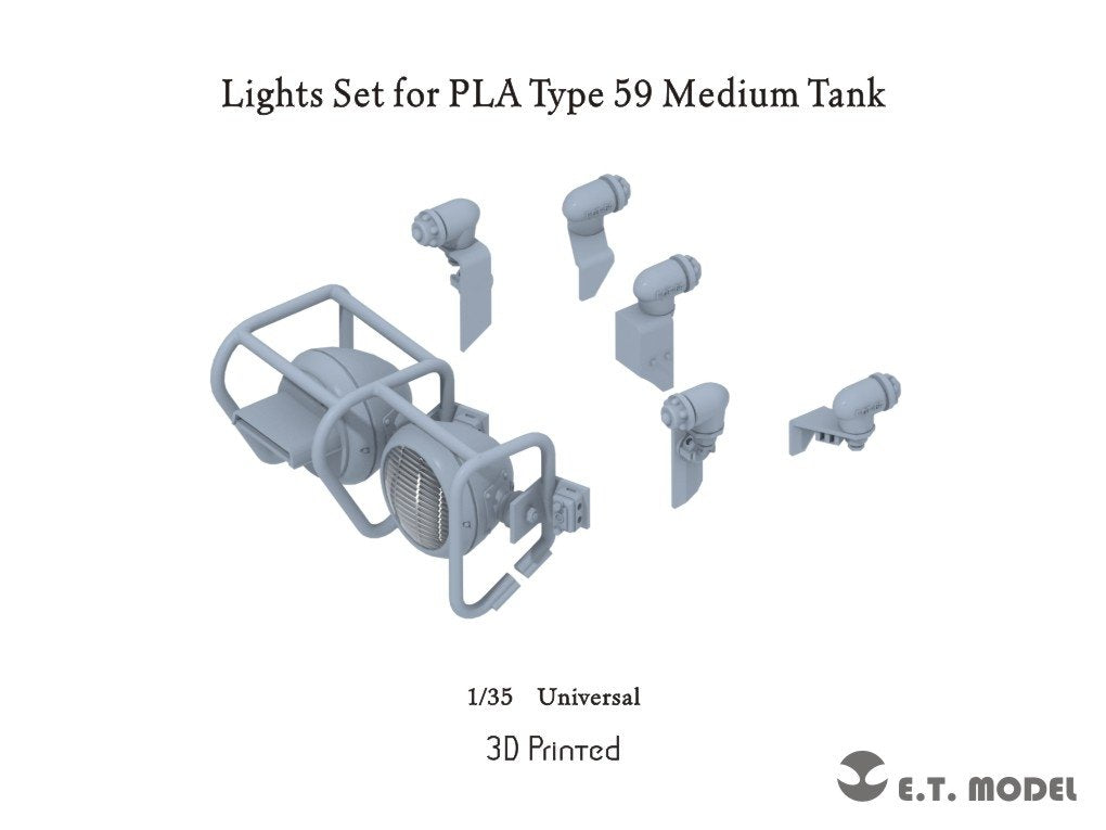 ET Model P35-258 Lights Set for PLA Type 59 Medium Tank (3D Print) 1/35