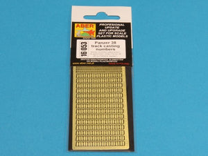 Aber 16053 Panzer 38 track link casting numbers 1/16 – obrázek 8