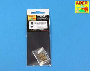 Aber 16104 Turned brass imitation screws 30 pcs - 1.19mm x 30 pcs. – Bild 2