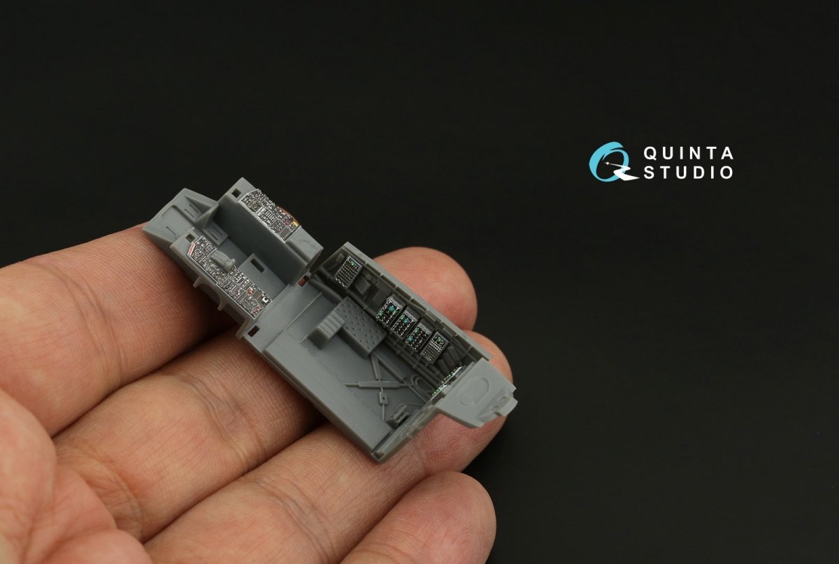 Quinta Studio QD72068 F-15C Late/F-15J Late 3D-Printed &amp;amp; colored Interior on decal paper (GWH) 1/72 – image 3