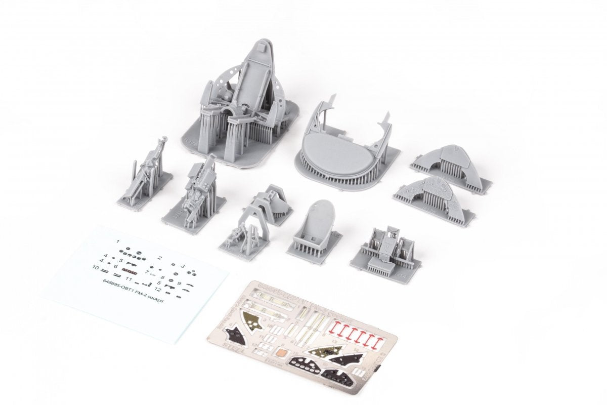 Eduard 648896 FM-2 cockpit w/ armored headrest PRINT EDUARD 1/48