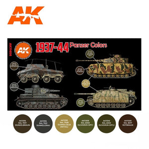 AK Interactive AK11656 3G 1937-44 PANZER COLORS 6x17 ml – obrázek 2