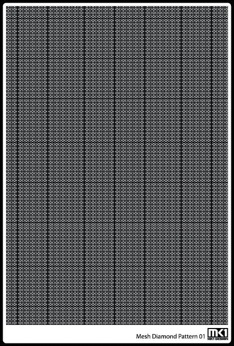 KA Models KA-00003 DIAMOND PATTERN MESH A 0.25mm X 0.4mm – zdjęcie 3