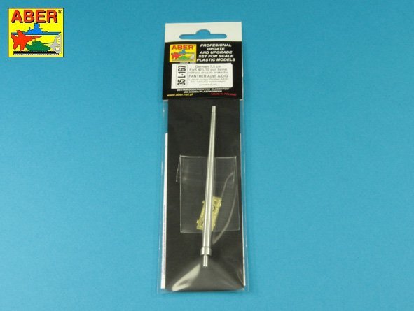 Aber 35L-167 German 7.5cmKwK42L/70 gun barrel without muzzle brake for Panther Ausf. A/D/G or Panther II (1/35) – image 7