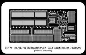 Aber 35179 German tank destroyer Sd.Kfz.162 Jagdpanzer IV A-0 - vol. 2 - additional set - fenders 1/35 – image 2