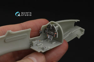 Quinta Studio QD48562 P-63C/E Kingcobra 3D-Printed &amp;amp; colored Interior on decal paper (Dora Wings/AMG) 1/48 – Bild 10