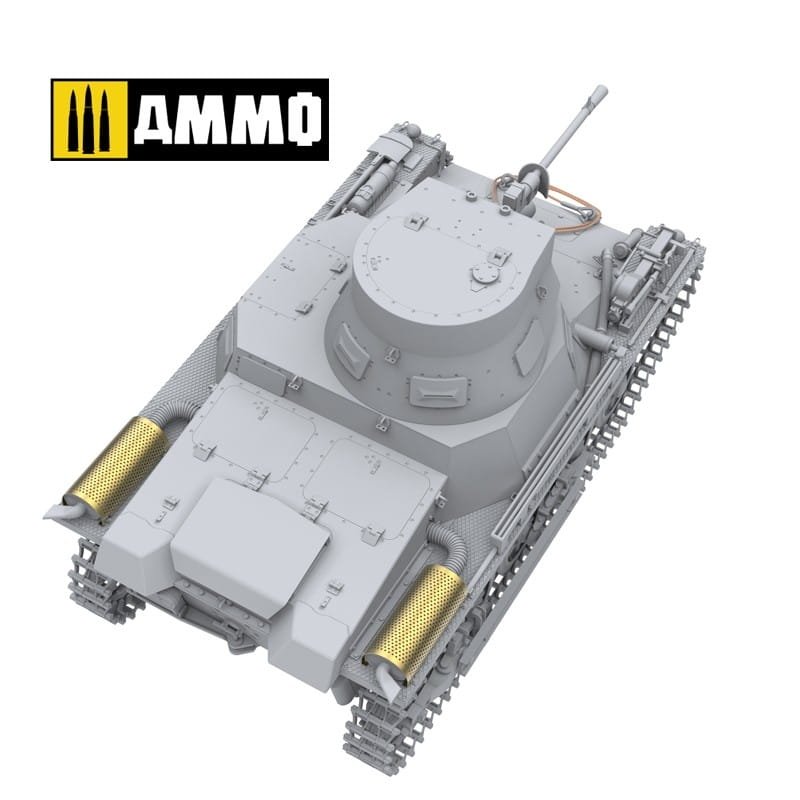 Ammo of Mig 8503 Panzer I Ausf. A Breda Spanish Civil War light tank destroyer 1/16 – Bild 4