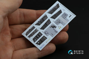 Quinta Studio QD48050 F/A-18F early 3D-Printed &amp;amp; colored Interior on decal paper (Hasegawa) 1/48 – obrázek 6