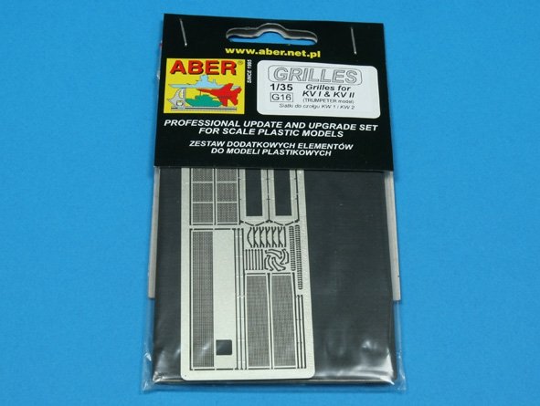 Aber 35G16 Grilles for russian tank KV-1 and KV-2 1/35 – imagen 4