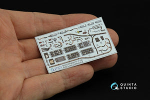 Quinta Studio QD32155 F-15C Early/F-15A/F-15J early 3D-Printed &amp;amp; colored Interior on decal paper (Tamiya) 1/32 – immagine 4