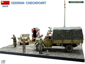 MiniArt 36075 German Checkpoint. 3t Cargo Truck 3,6-36S &amp;amp; Kfz.1 Type 170VK w/ Feldgendarmerie. Big Set 1/35 – Bild 2