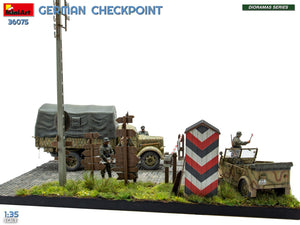 MiniArt 36075 German Checkpoint. 3t Cargo Truck 3,6-36S &amp;amp; Kfz.1 Type 170VK w/ Feldgendarmerie. Big Set 1/35 – Bild 4