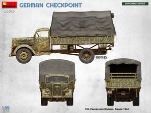 MiniArt 36075 German Checkpoint. 3t Cargo Truck 3,6-36S &amp;amp; Kfz.1 Type 170VK w/ Feldgendarmerie. Big Set 1/35 – Bild 47