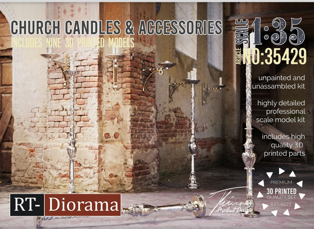 RT-Diorama 35429 Church candles &amp; Accessories 1/35