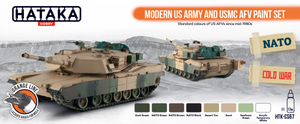 Hataka HTK-CS67 ORANGE LINE – Modern US Army and USMC AFV paint set 8x17ml – Bild 2
