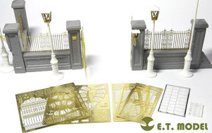 ET Model J35-001 Park Gate &amp;amp; Fence FOR MINIART KIT – image 4