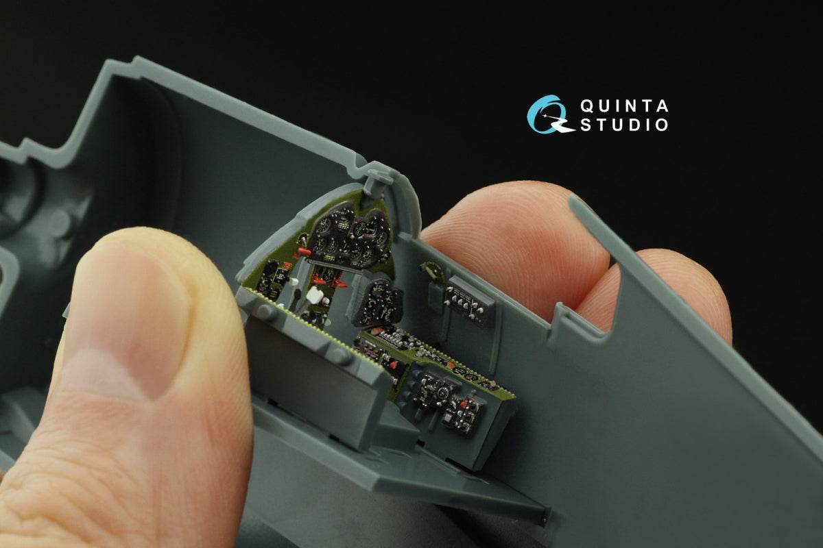 Quinta Studio QD48427 F6F-5 Hellcat 3D-Printed colored Interior on decal paper (Eduard) 1/48 – image 10