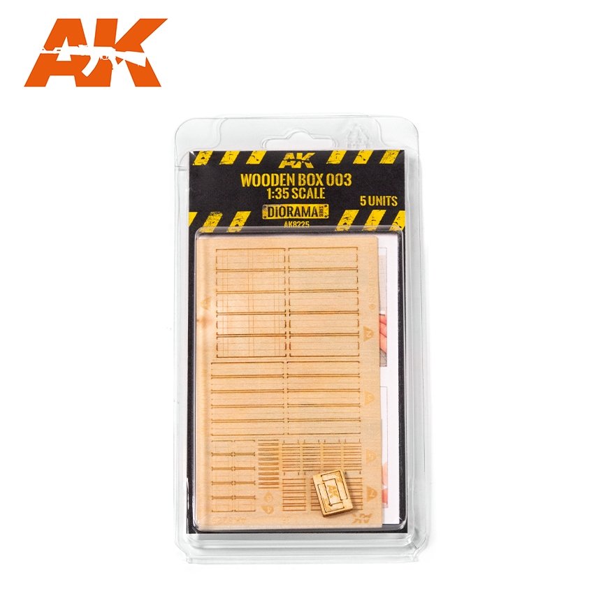 AK Interactive AK8225 LASER CUT WOODEN BOX 003 (5 UNITS) – Bild 2