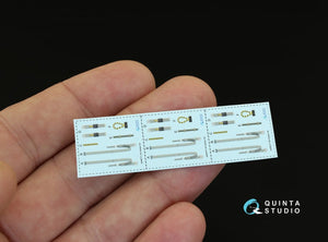 Quinta Studio QD48070 F-14D 3D-Printed &amp;amp; colored Interior on decal paper (for Tamiya kit) 1/48 – image 3