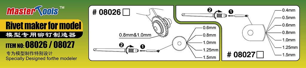 Trumpeter 08027 Rivet maker for model 2 – zdjęcie 5