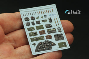 Quinta Studio QD35127 Nakajima B5N2 Kate 3D-Printed colored Interior on decal paper (Border Model) 1/35 – image 4