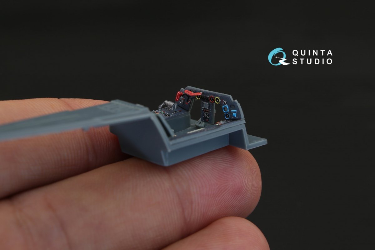 Quinta Studio QD48139 FW 190D-9 3D-Printed &amp;amp; colored Interior on decal paper (for Eduard kit) 1/48 – Bild 2