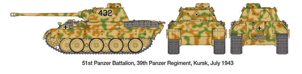 Tamiya 32597 German Tank Panther Ausf. D 1/48 – obrázek 6