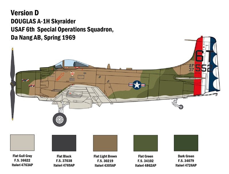 Italeri 2788 Douglas A-1H Skyraider 1/48 – Bild 5