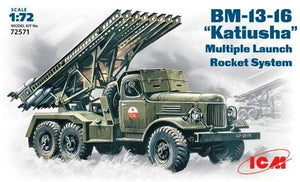 ICM 72571 BM-13-16 Katiusha Soviet Mutiple Launch Rocket System 1/72