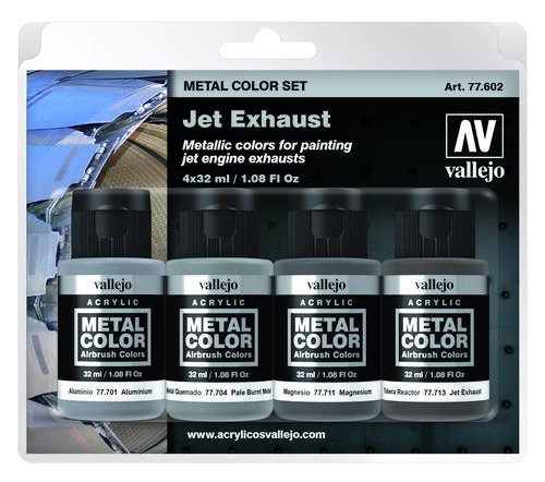 Vallejo 77602 Jet Exhaust 4 x 32 ml 