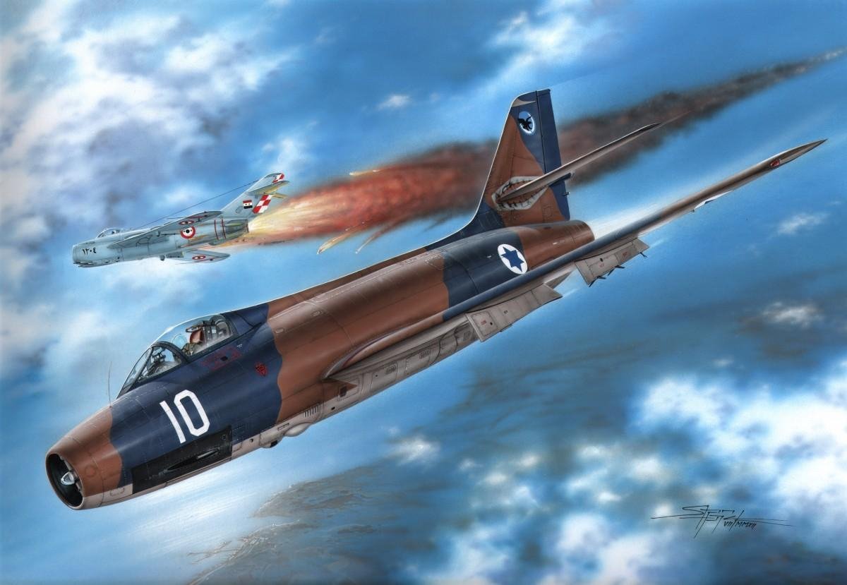 Azur FR021 Dessault Mystere IV A Israel 1/72