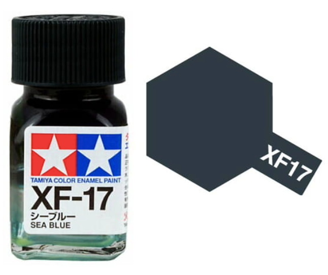 Tamiya XF17 Sea Blue (80317) Enamel Paint