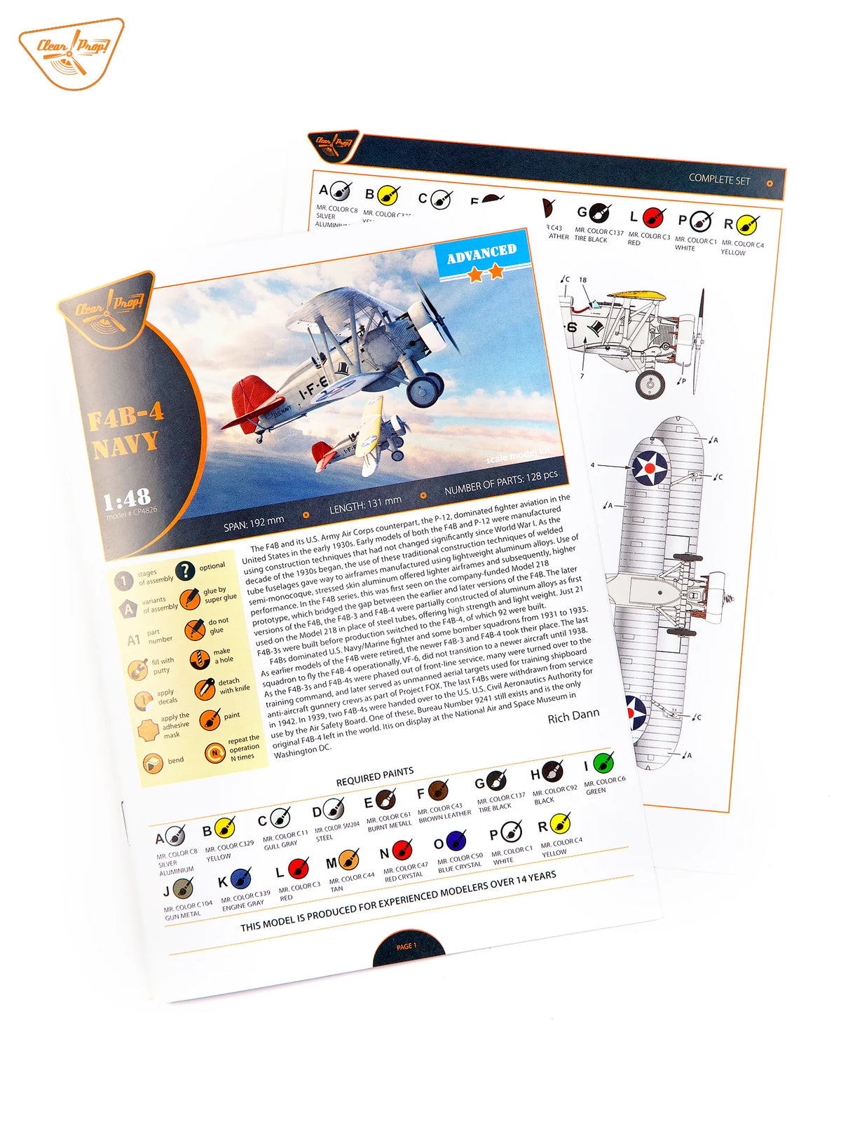 Clear Prop! CP4826 Boeing F4B-4 in US Navy Service 1/48 – image 31