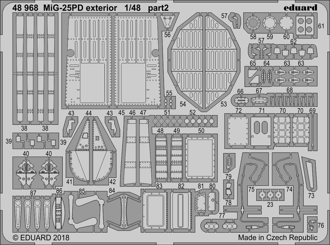 Eduard BIG49206 MiG-25PD 1/48 ICM – obrázek 5