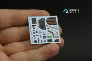 Quinta Studio QD48136 Spitfire Mk.V 3D-Printed &amp;amp; colored Interior on decal paper (Tamiya) 1/48 – immagine 4