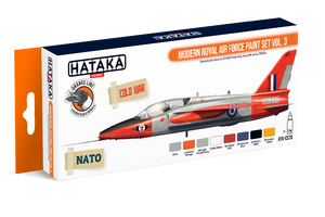 Hataka HTK-CS70 ORANGE LINE – Modern Royal Air Force paint set vol. 3 8x17ml