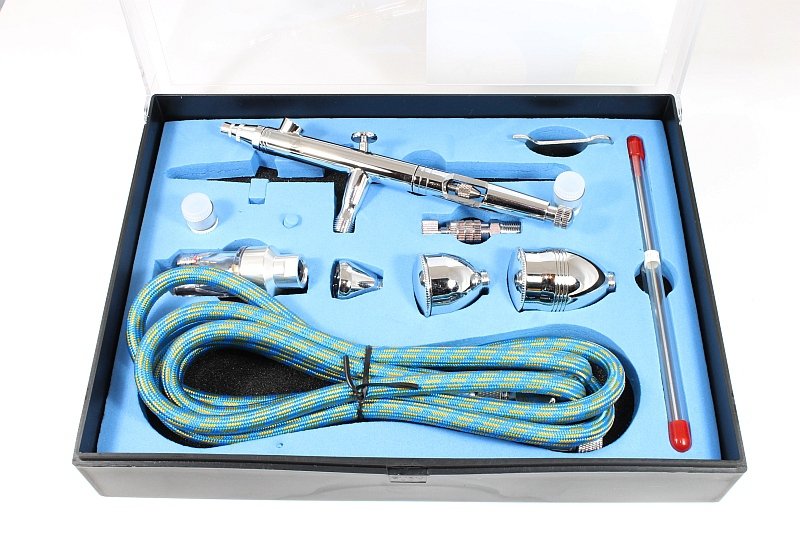 Amazing Art Airbrush AA-186K (15658) set - nozzles 0.2 mm, 0.5 mm, 0.8 mm – obrázek 2