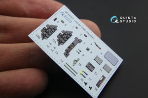 Quinta Studio QD48097 Bf 109E 3D-Printed &amp;amp; colored Interior on decal paper (for Tamiya kit) 1/48 – image 6