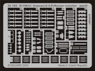 Eduard 35763 M-106A1 Armored SPMortar exterior 1/35 Tamiya