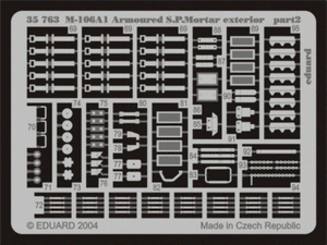 Eduard 35763 M-106A1 Armoured S. P.Mortar exterior 1/35 Tamiya