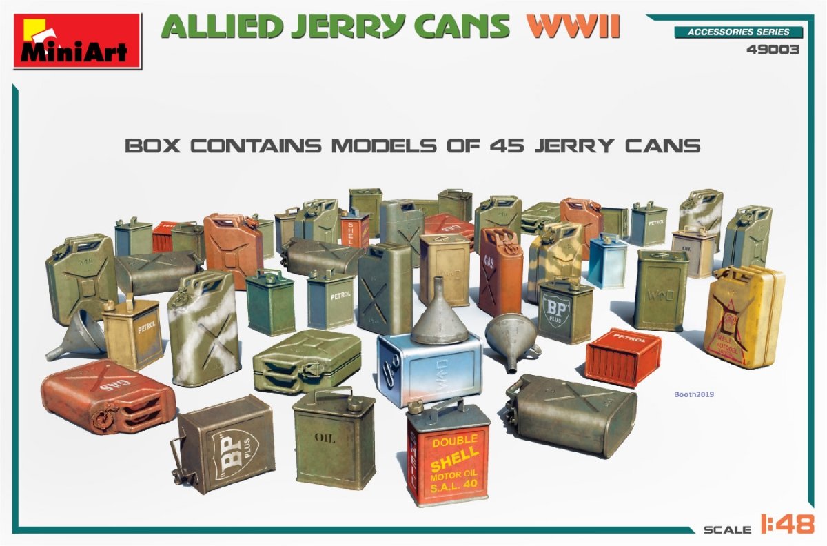 MiniArt 49003 ALLIED JERRY CANS WW2 1/48 – obrázek 2