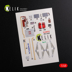 KELIK K48092 Mi-24D (Hind-D) interior 3D decals for Trumpeter kit 1/48 – Bild 4