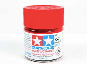 Tamiya 81007 Acrylic X-7 Red 23ml – obrázek 2