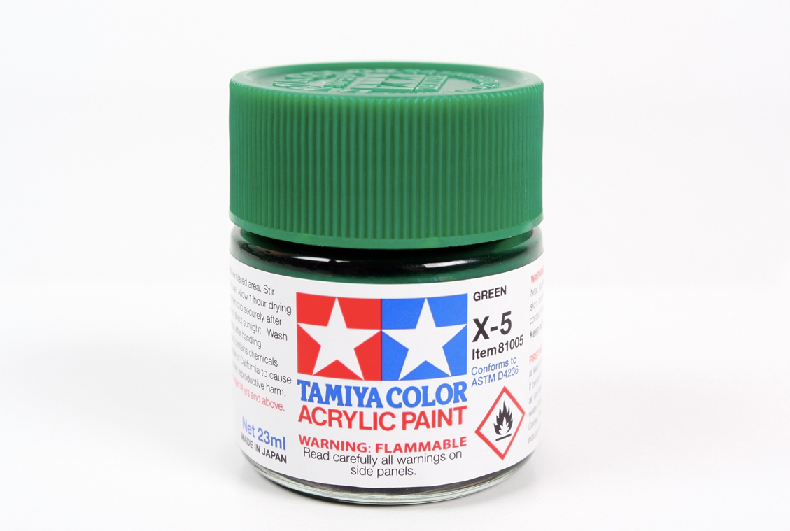 Tamiya 81005 Acrylic X-5 Green 23ml – obrázek 2