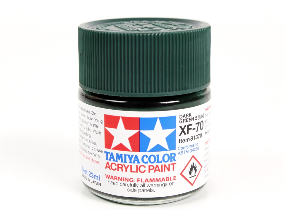 Tamiya 81370 Acryl XF-70 Dark Green 2 (IJN) 23ml – image 3